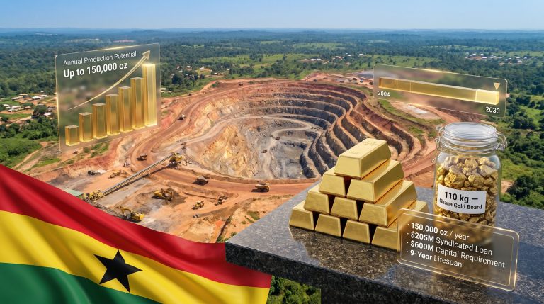 Ibrahim Mahama Damang mine takeover graphic
