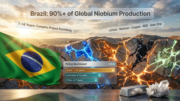 Brazil fast-track mining regulations policy dashboard graphic