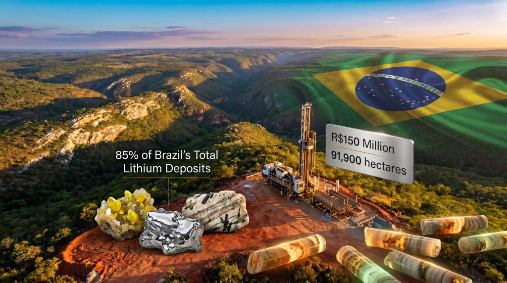 Spark Energy Minerals Vale do Jequitinhonha lithium drilling site