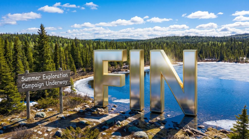 FIN Resources Ltd-FIN-FIN summer exploration campaign by lake