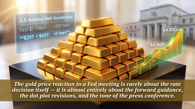 Fed interest rates and gold outlook chart