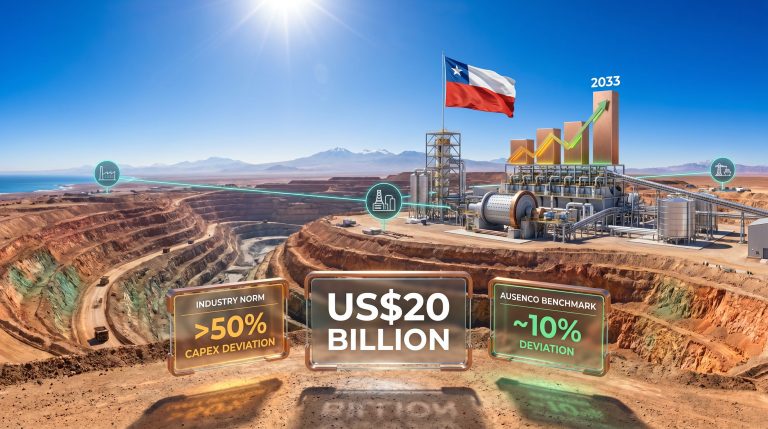 Ausenco mining projects in Chile growth visualization