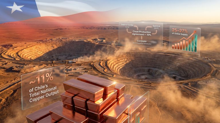 Sierra Gorda and Spence cooperation agreement in Chile mines