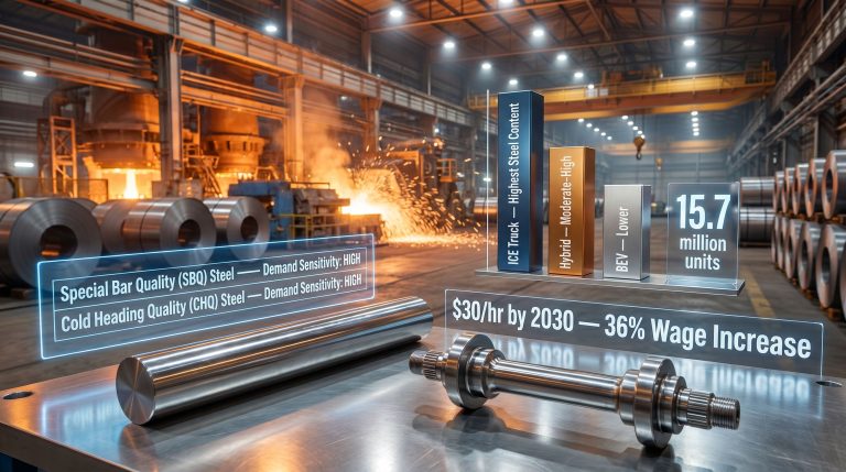 UAW American Axle agreement and steel demand chart