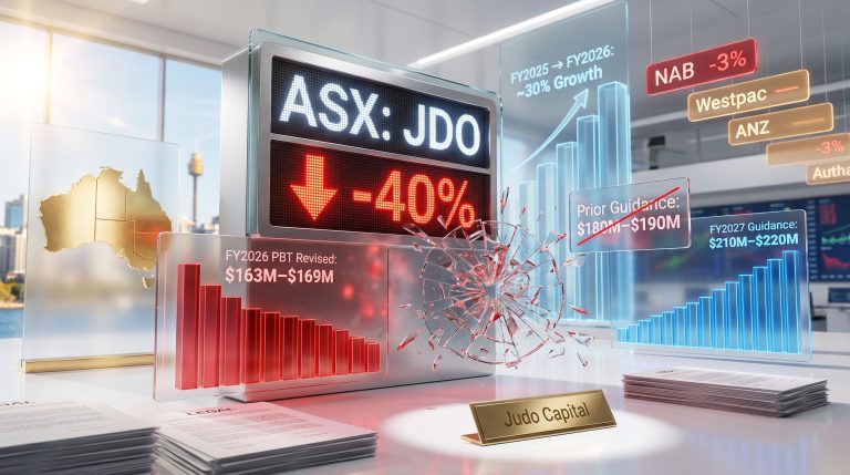 Judo Capital profit downgrade hits ASX shares