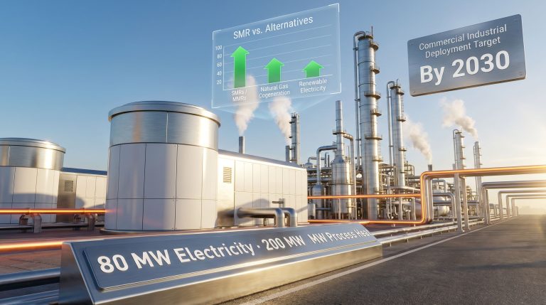 industrial use of small modular reactors infographic