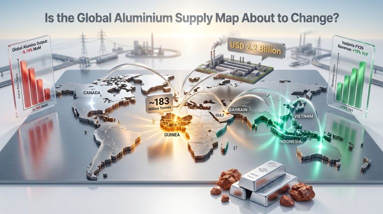 aluminium supply map change global trade shifts