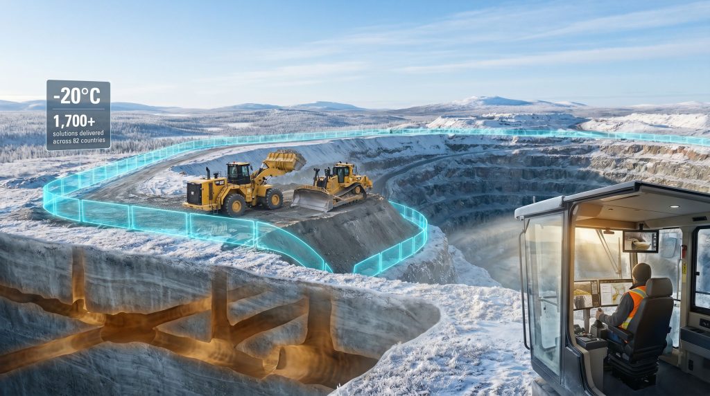 RCT remote automation for surface mining safety controls loaders in Arctic mine