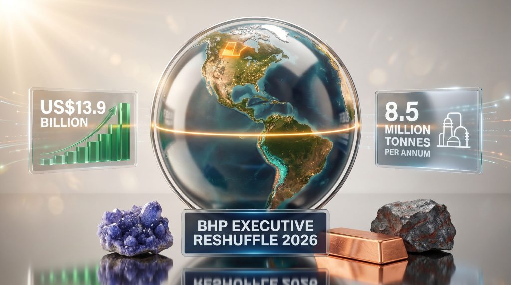 BHP splits Americas role in executive reshuffle graphic
