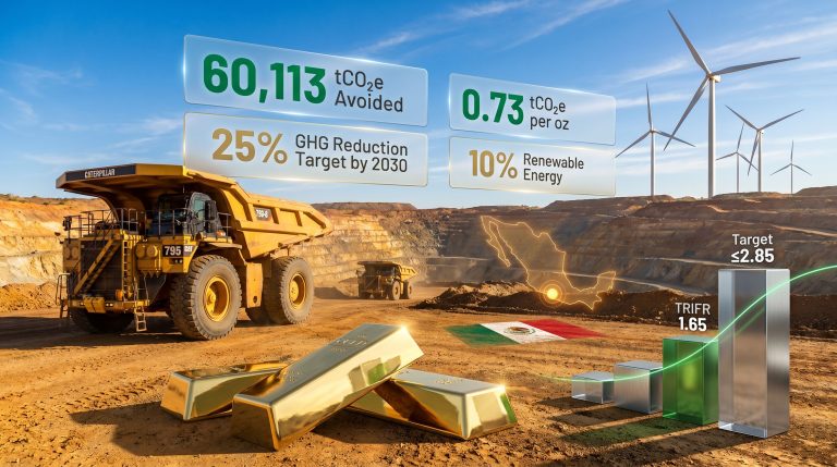 Equinox Gold emissions reduction at mine site