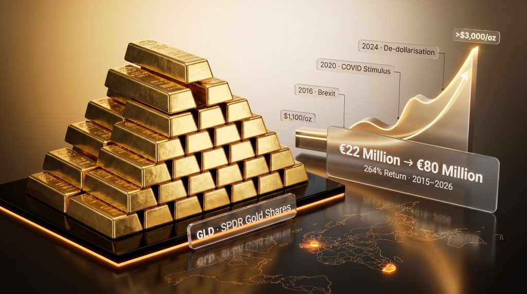 Johann Rupert gold bet price surge graphic