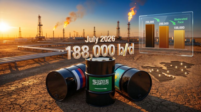 OPEC oil production targets in July chart