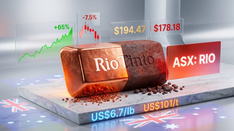 Rio Tinto shares slump buy sell or hold concept
