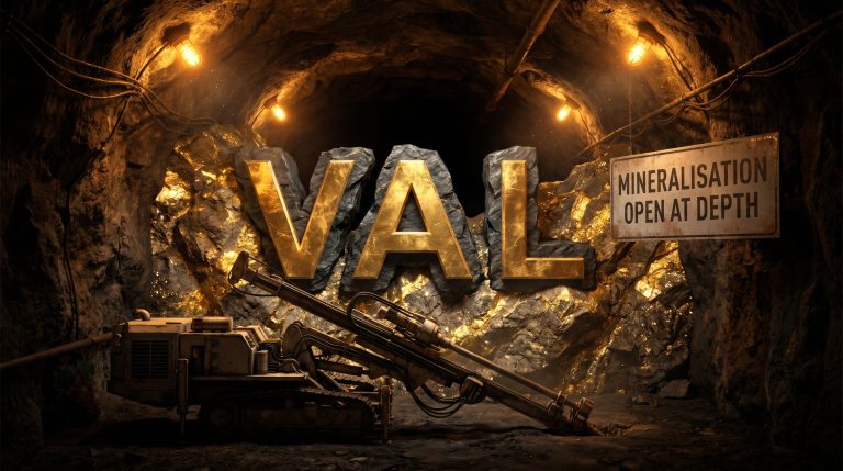 Valiant Gold Ltd-VAL-VAL gold mine tunnel scene