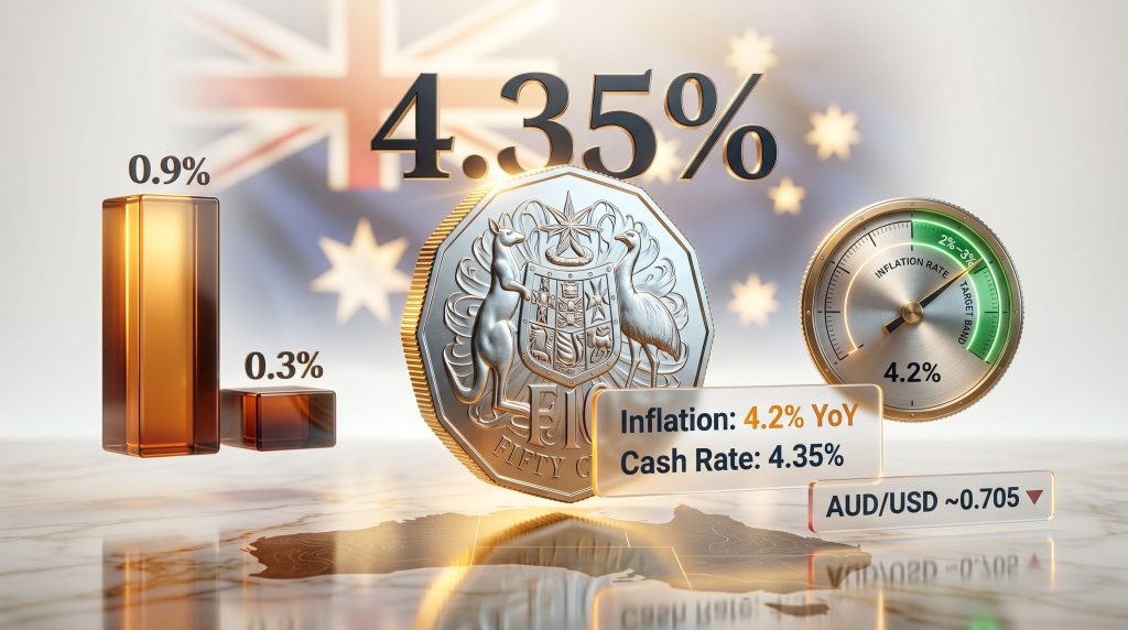 RBA holds rates steady at 4.35% and warns hikes are not off the table infographic