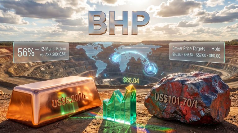 why is the BHP share price so volatile this week mining graphic