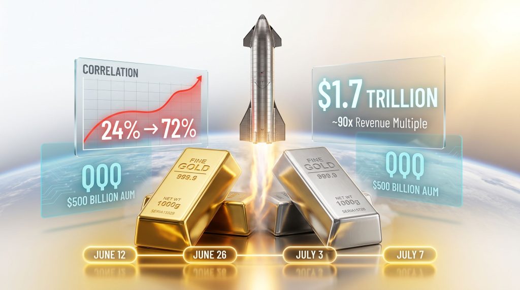 SpaceX IPO impact on gold and silver trends