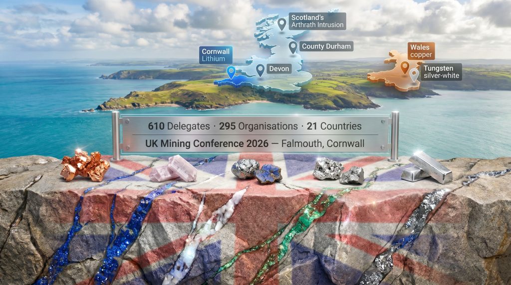 UK Mining Conference critical minerals in the UK map