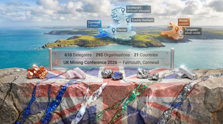 UK Mining Conference critical minerals in the UK map