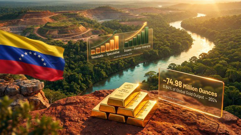 Venezuela gold mining investment growth infographic