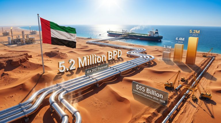 UAE oil output above 5 million bpd after OPEC exit infographic