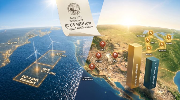 Invenergy offshore wind lease termination map graphic