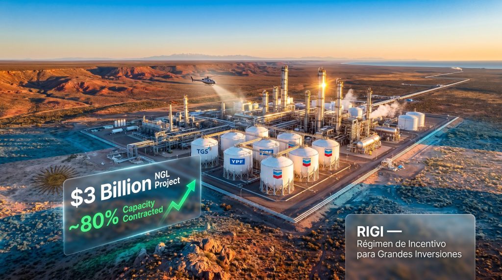 Chevron joins YPF and Pluspetrol in backing Vaca Muerta NGL project facility￼