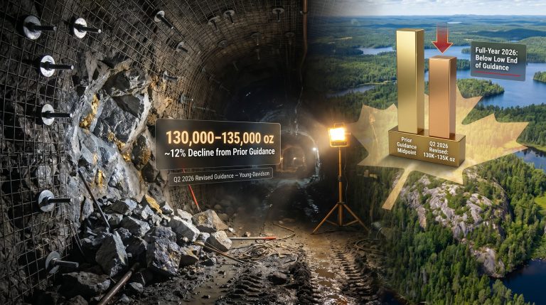 Alamos Young-Davidson mine disruptions cut guidance