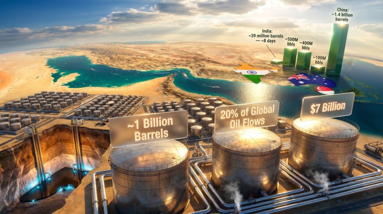 strategic petroleum reserves expansion after the Strait of Hormuz crisis infographic