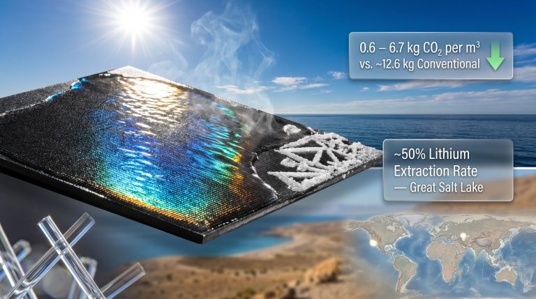 waste-free solar desalination technology panel harvesting salt and water