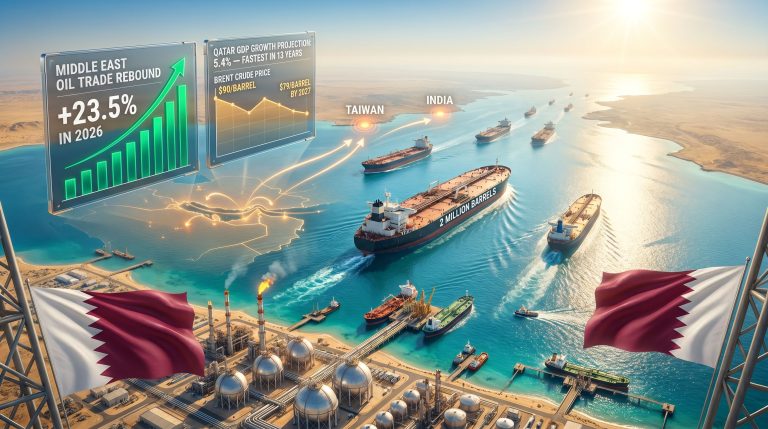 Qatar Mideast oil trade rebound tanker exports