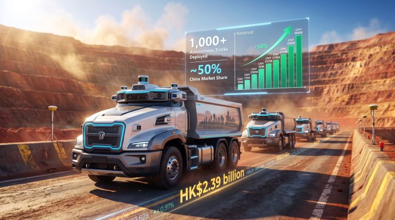 EACON Hong Kong IPO autonomous mining trucks growth