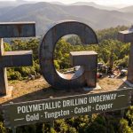 FLYNN Gold Ltd-FG1-FG1 polymetallic drilling site in mountains