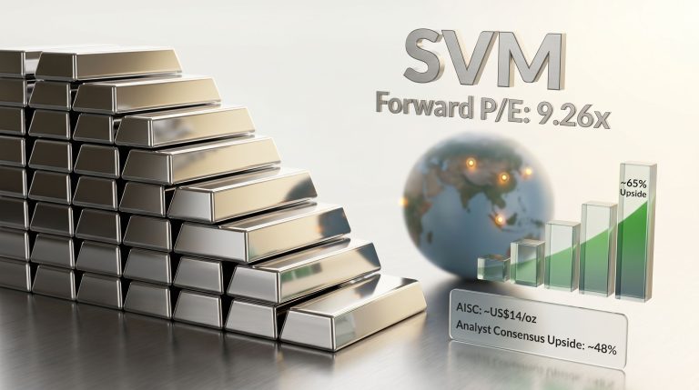 Silvercorp Metals undervalued stock growth chart