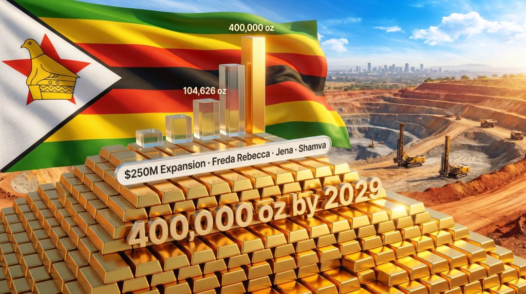 Mutapa Gold Resources gold production expansion infographic￼