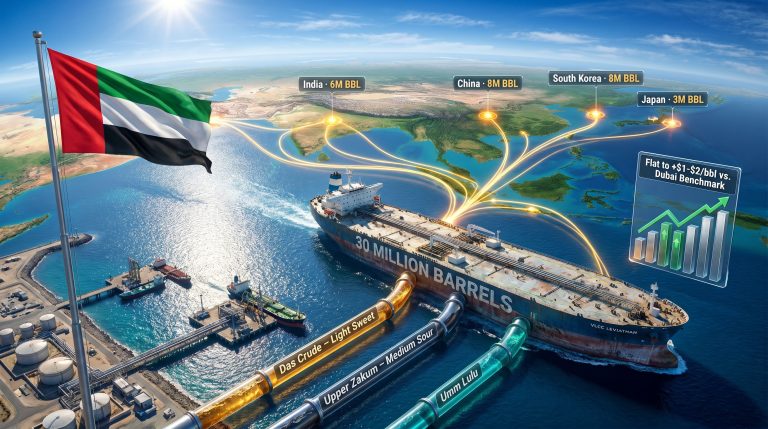 ADNOC sells 30 million barrels to Asia