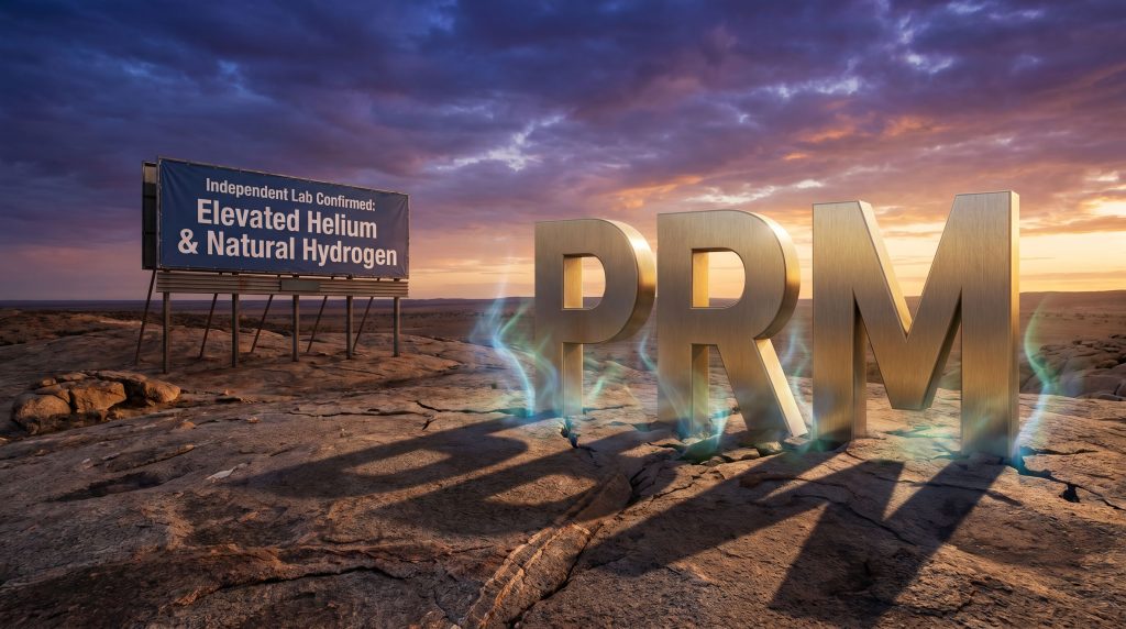 Prominence Energy Ltd-PRM-PRM elevated helium and natural hydrogen discovery