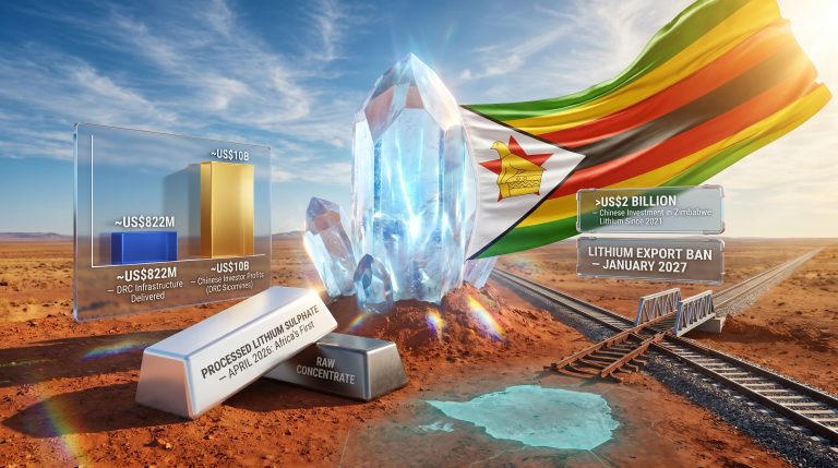 Zimbabwe lithium for China infrastructure deal infographic