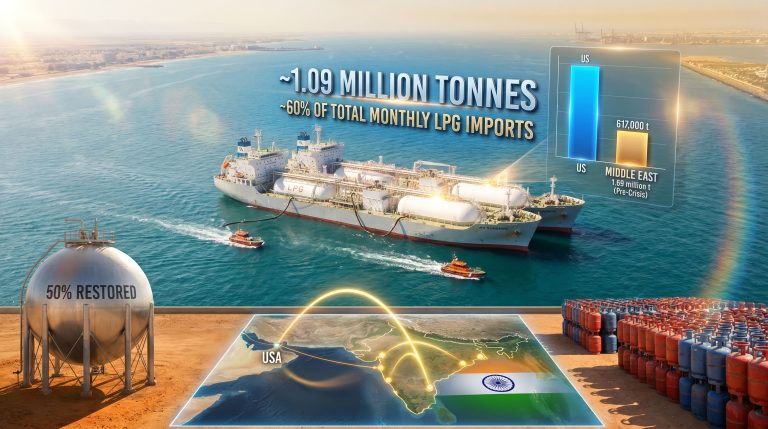 India restores industrial LPG supply infographic