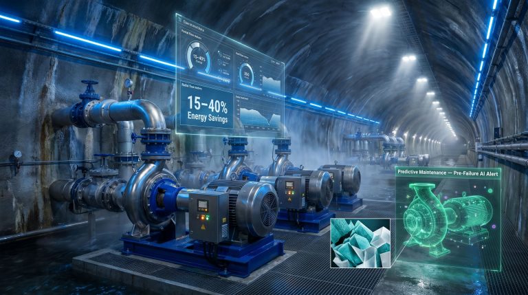 smart mining pumping systems with AI monitoring