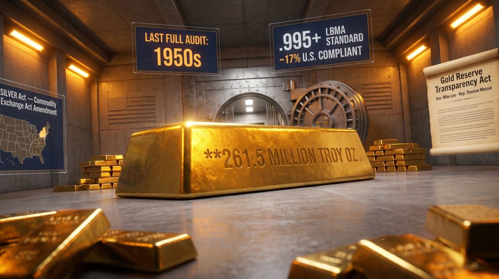 Fort Knox gold audit and the Silver Act vault scene