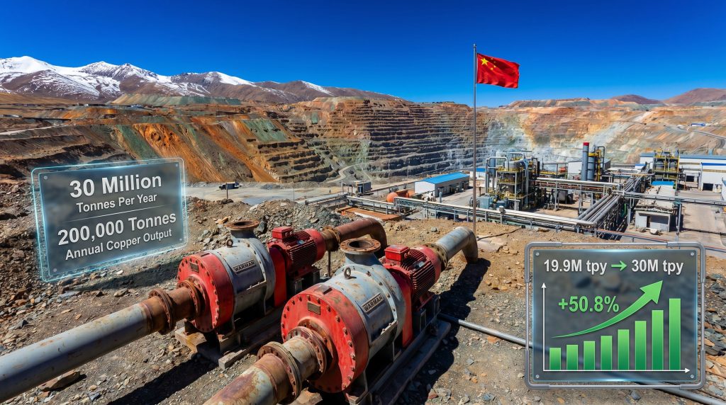 Weir WARMAN pumps Xizang copper mine expansion in China infographic