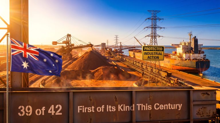 BHP Pilbara strike at iron ore port