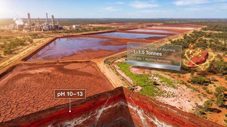 bauxite processing red mud Australia tailings ponds