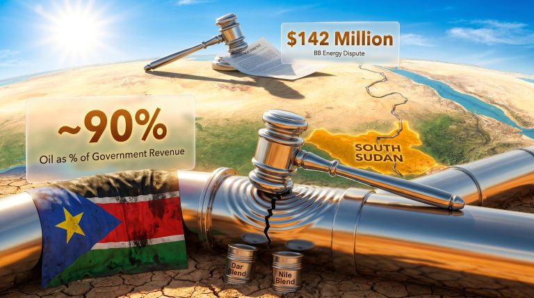 South Sudan oil-backed loans court ruling graphic