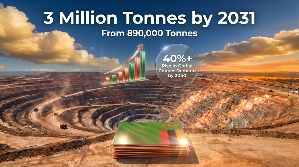 Zambia copper ambitions drive mining growth