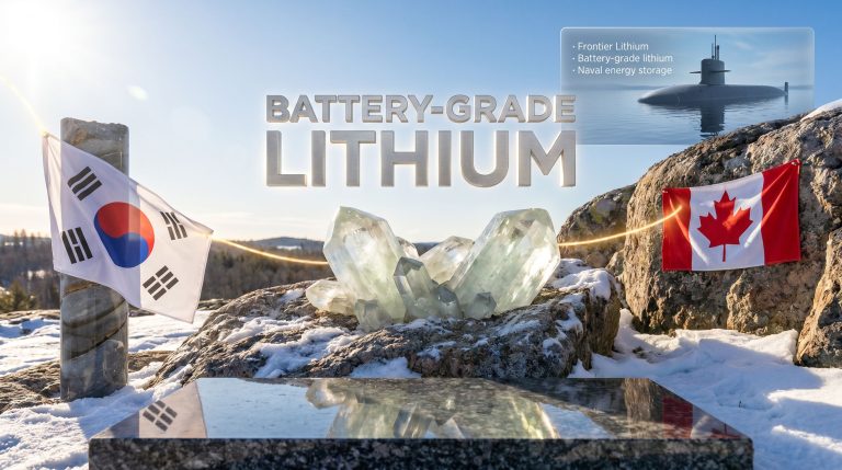 Hanwha Frontier Lithium MOU battery-grade partnership