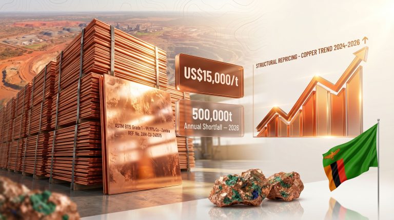 copper structural deficit and supply shortage chart