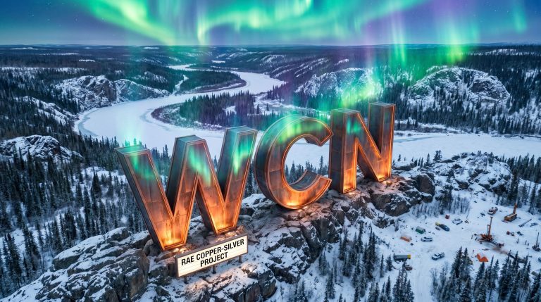 White Cliff Minerals Ltd-WCN-WCN Rae Copper-Silver Project aerial view