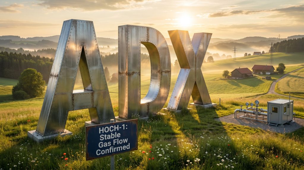 ADX Energy Ltd-ADX-ADX stable gas flow countryside installation